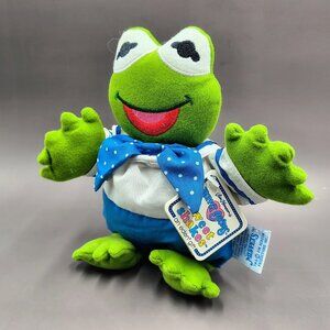 Eden Muppet Babies Sweet Shakes Rattle Plush Kermit Frog Doll 8"